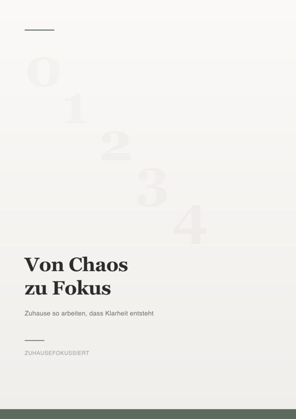 Von Chaos zu Fokus — Das Buch